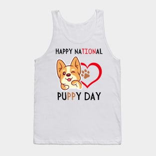 Happy National Puppy Day, Puppy Day 2023 Tank Top